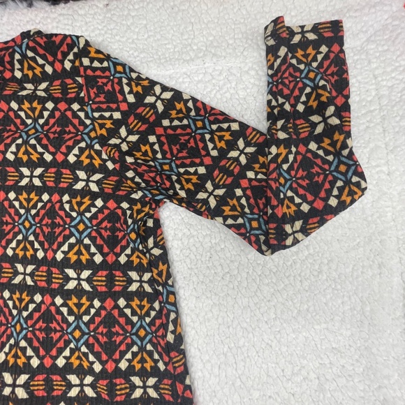 Women’s Medium LuLaRoe Multi Color Aztec Print Duster Cardigan - Picture 8 of 13